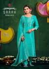 Sarah By Rangoon Russian Jecaurd Kurti With Bottom Dupatta Exporters In India